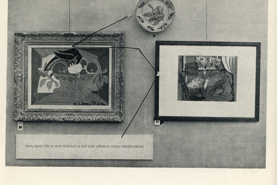 Reprodukce: Blok, časopis pro umění, ročník III, č. 1, Brno 1948 - 49, Informace o kulturní práci, s. 46 – 47. 